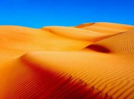 Plakat pustynia wydma arabski