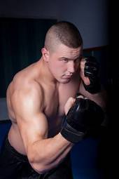 Obraz na płótnie boks zdrowy ludzie bokser