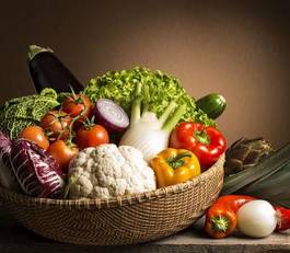Plakat warzywo rolnictwo pomidor jedzenie
