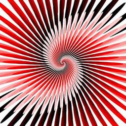Plakat fala spirala abstrakcja sztuka