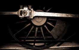 Fotoroleta maszyna lokomotywa pociąg