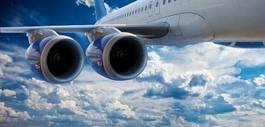 Naklejka lotnictwo transport samolot świat