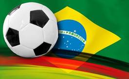 Naklejka brazylia piłka ameryka południowa narodowy