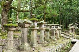 Naklejka świątynia sanktuarium japoński architektura droga
