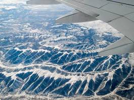 Naklejka pejzaż śnieg natura ameryka północna góra