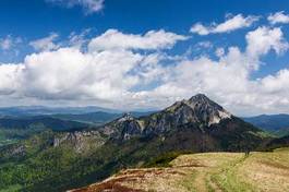 Plakat panorama słowacja góra