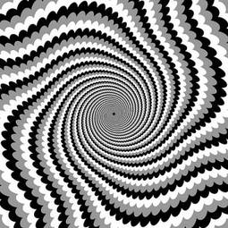 Naklejka abstrakcja perspektywa spirala