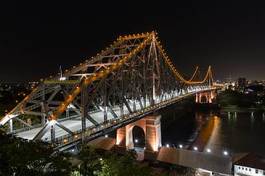 Naklejka noc most australia brisbane