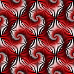 Plakat fala stylowy spirala sztuka wzór