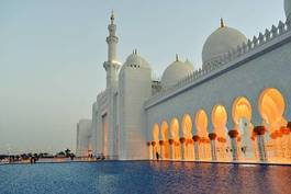 Naklejka arabski pałac arabian meczet bogaty