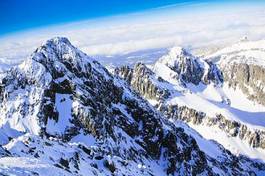 Fotoroleta śnieg tatry góra