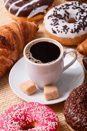 Plakat mokka jedzenie kawiarnia filiżanka kawa