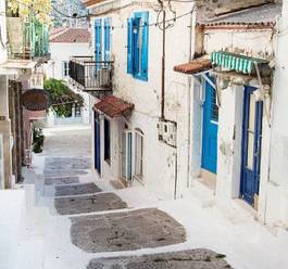Naklejka lato wieś grecja grecki vintage