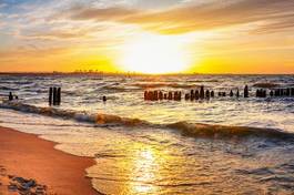 Obraz na płótnie europa plaża morze północ gdańsk