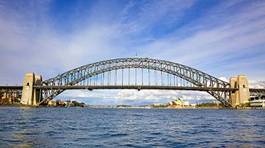 Naklejka morze australia most