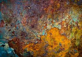 Fotoroleta stary rusted korozja plama szorstki