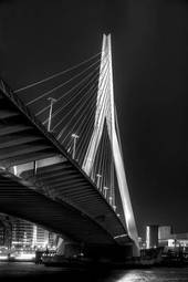 Fotoroleta most miasto holandia budynek rotterdam