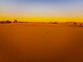 Naklejka niebo wydma pustynia