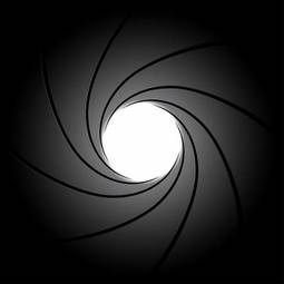 Plakat spirala perspektywa tunel