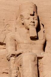 Naklejka egipt mężczyzna świątynia antyczny
