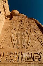 Naklejka egipt sztuka architektura