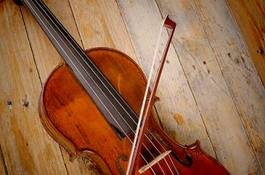 Obraz na płótnie stary muzyka skrzypce arches