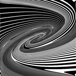 Plakat fala sztuka wzór abstrakcja spirala