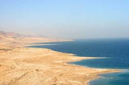 Naklejka widok morze martwe izrael