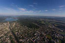 Plakat krajobraz austria miasto