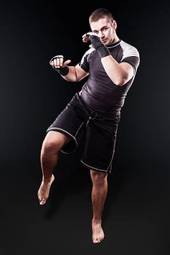 Fotoroleta bokser kick-boxing sport