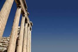 Naklejka ateny kolumna muzeum grecja architektura