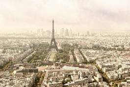 Plakat wieża francja panorama