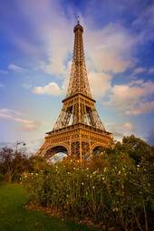 Naklejka wieża niebo architektura piękny europa
