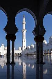 Naklejka wschód architektura arabski meczet widok