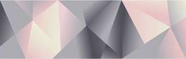 Plakat 3d abstrakcja szary różowy geometria