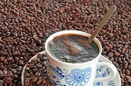 Naklejka napój arabica kawa