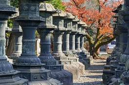Plakat świątynia azjatycki tokio japonia