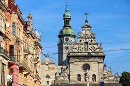 Naklejka katedra architektura ukraina