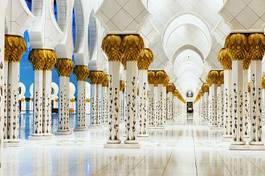 Naklejka meczet arabian drzewa