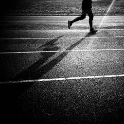 Obraz na płótnie jogging zdrowy sport prowadzenie