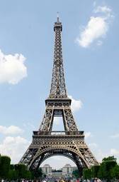 Plakat notre-dame montmartre francja łuk triumfalny w paryżu paris