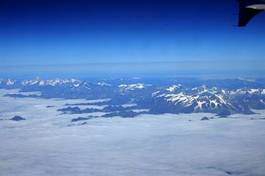 Plakat alpy niebo szwajcaria góra