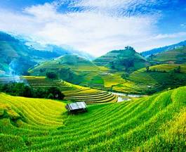 Fotoroleta góra azjatycki dolina