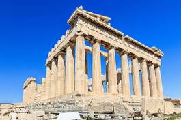 Naklejka grecki stary świątynia grecja niebo