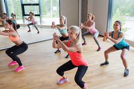 Naklejka ruch sportowy fitness ciało zdrowy