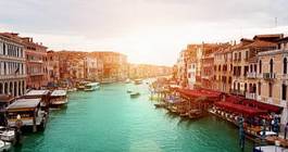 Obraz na płótnie słońce miasto włochy topnik venezia