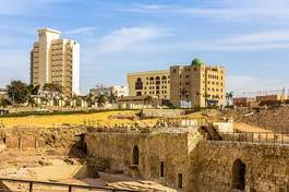 Naklejka egipt stary miejski park