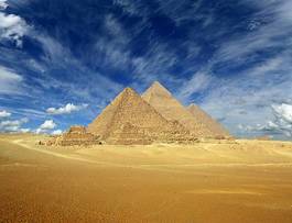 Fotoroleta piramida architektura niebo lato