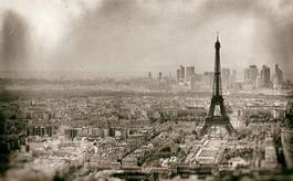 Fototapeta vintage miejski architektura pejzaż niebo