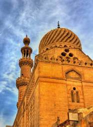 Naklejka architektura meczet wieża antyczny miasto